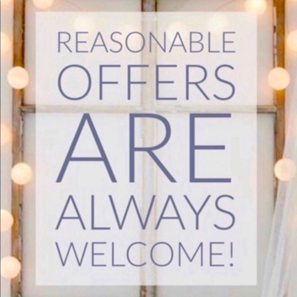Please be kind. No low ball offers 🛍
